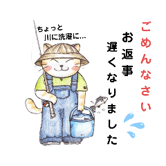 [LINEスタンプ] たちばなさん家のにゃんこ①