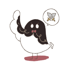 [LINEスタンプ] 黒い鳥ちゃんと一文字。