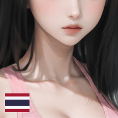 [LINEスタンプ] THAI 日常のヨガの女の子の画像（メイン）