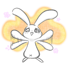 [LINEスタンプ] 貧うさぎくん！2