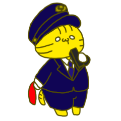 [LINEスタンプ] つまようじねこスタンプ夏