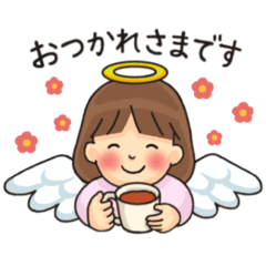 [LINEスタンプ] 天使のみぃちゃん