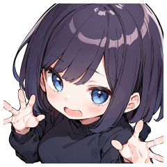 [LINEスタンプ] ちび紫御ちゃん1