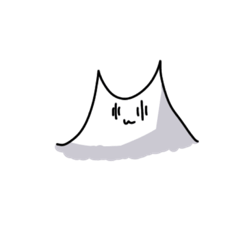 [LINEスタンプ] M字の猫