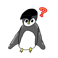 [LINEスタンプ] 帽子をかぶったペンギン