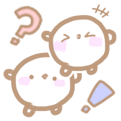 [LINEスタンプ] スイーツ好きが描いた白玉ちゃんスタンプ