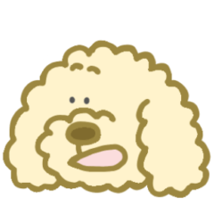 [LINEスタンプ] カラフルなプードル達