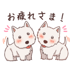[LINEスタンプ] ウエスティ モグちゃん