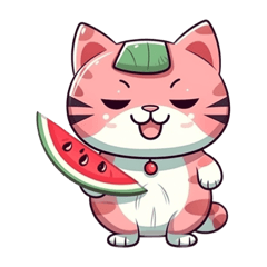 [LINEスタンプ] サマーな猫