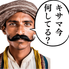 [LINEスタンプ] インド人からの一言