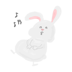 [LINEスタンプ] ぴょんぽこうさぴー