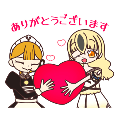 [LINEスタンプ] ちょうちょのはなみ＆みつばちのほみつ