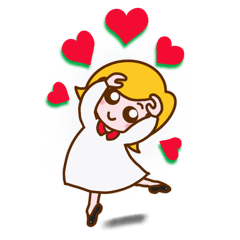 [LINEスタンプ] ガールズトーク いつも使えるスタンプ