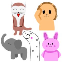 [LINEスタンプ] 私の大好きな動物達