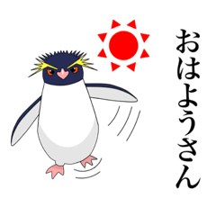 [LINEスタンプ] 関西弁を使うイワトビペンギン。