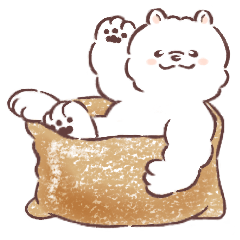 [LINEスタンプ] ふわふわコットン