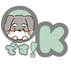 [LINEスタンプ] ミニチュアシュナウザーの日常すたんぷ