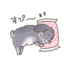 [LINEスタンプ] 垂れ耳うさぎのむぅす