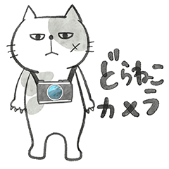 [LINEスタンプ] どらねこカメラ