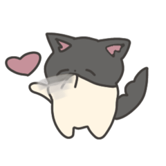 [LINEスタンプ] 黒チワワちゃんの一日