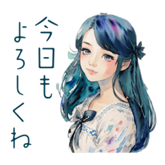 [LINEスタンプ] ジルのお洒落なアート作品スタンプの画像（メイン）