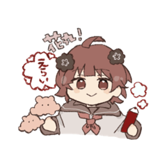 [LINEスタンプ] たこのまくらちゃんとみにめんだこ