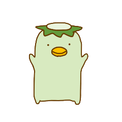 [LINEスタンプ] ぽてぽてかっぱさん 第2弾