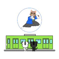 [LINEスタンプ] 京町さん歩9