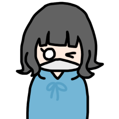 [LINEスタンプ] やる気のない女の子すたんぷ【新人】