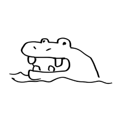 [LINEスタンプ] 見ないで描いた動物スタンプ
