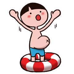 [LINEスタンプ] 浮き輪男 vol.2