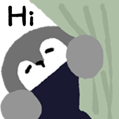 [LINEスタンプ] jmsdfペンギン 英語版