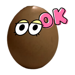 [LINEスタンプ] 卵スタンプ顔1
