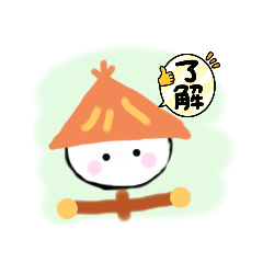 [LINEスタンプ] 懐しい案山子！孫や友人に使ってね