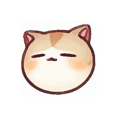 [LINEスタンプ] 丸っこい猫のような自作スタンプ