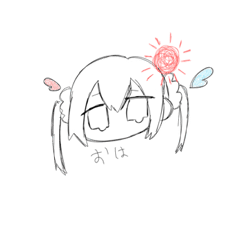 [LINEスタンプ] かわいいこ(> <)