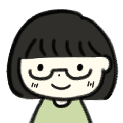 [LINEスタンプ] めがね女子のひとりごと