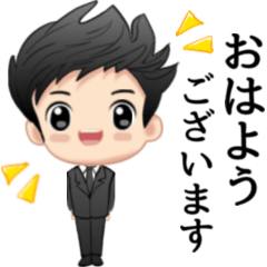 [LINEスタンプ] ビズリーマンがゆく