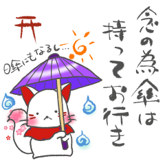 [LINEスタンプ] 晴れ狐お稲荷くん日常会話