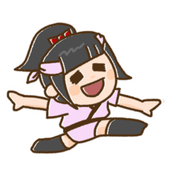 [LINEスタンプ] ゆるふわクリプトニンジャ咲耶-fanart-