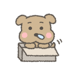 [LINEスタンプ] 洟垂れこいぬ納豆です