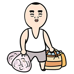 [LINEスタンプ] 結婚した男
