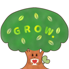 [LINEスタンプ] GROW.