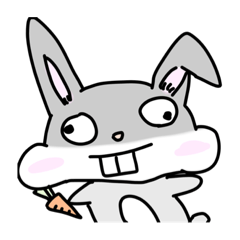 [LINEスタンプ] 俺様のウサギ