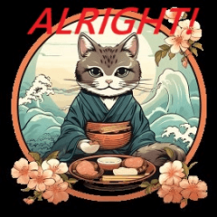 [LINEスタンプ] 日本の猫の英語で一言