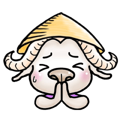 [LINEスタンプ] ベトナム水牛のリエンちゃん ビジネス編