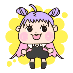 [LINEスタンプ] 毎日使える歌音ちゃんvol.1