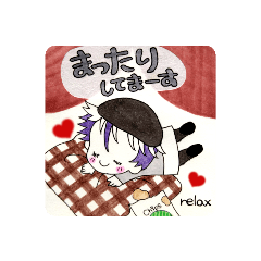 [LINEスタンプ] ♤時々英語♤☆キキのほんわかな秋の日常☆