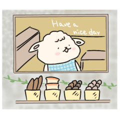 [LINEスタンプ] 羊のメープルちゃんの日常スタンプ