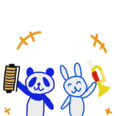 [LINEスタンプ] とうとうみのパンダたち2